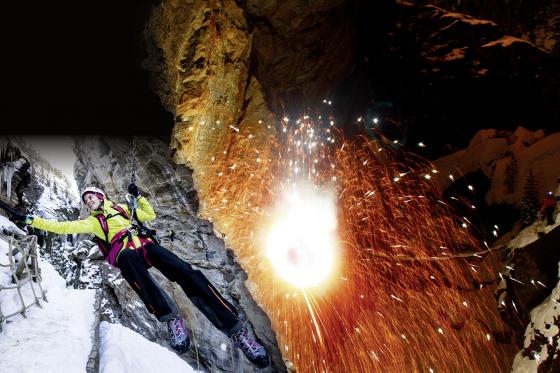 Klettersteig bei Nacht - Gorge Alpine mit Fondueplausch für 2 Personen  [article_picture_small]