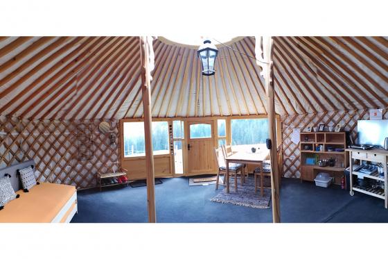 Jurten Übernachtung - 1 Nacht in der 5 Billionen Sterne Panorama Jurte | 2 Personen 10 [article_picture_small]