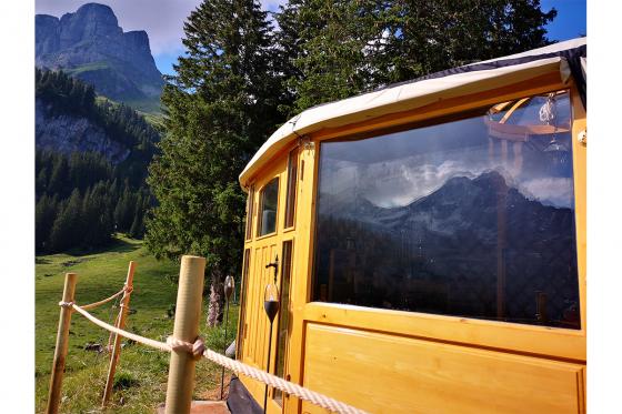 Jurten Übernachtung - 1 Nacht in der 5 Billionen Sterne Panorama Jurte | 2 Personen 12 [article_picture_small]