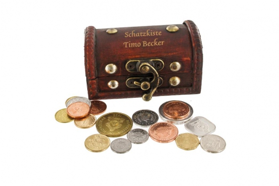 Schatzkiste mit Gravur - 50 Original-Münzen   [article_picture_small]