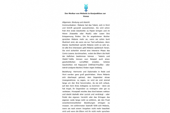 Kinder Horoskop - Personalisiertes Horoskop 4 [article_picture_small]