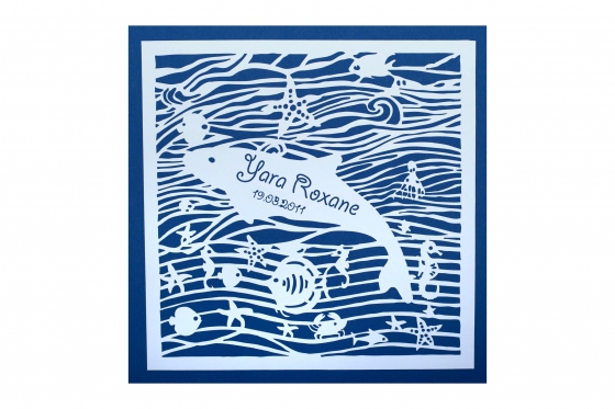 Wandbild Sea world  - Name & Geburtstag 6 [article_picture_small]