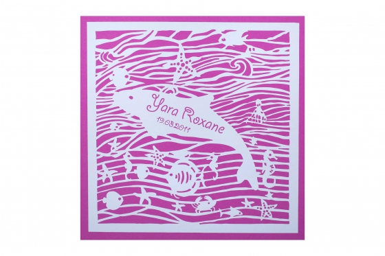 Wandbild Sea world  - Name & Geburtstag 7 [article_picture_small]