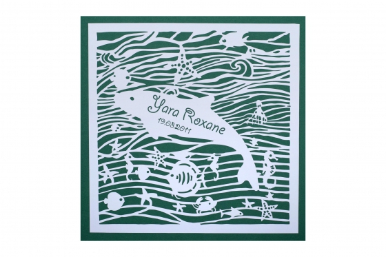 Wandbild Sea world  - Name & Geburtstag 8 [article_picture_small]