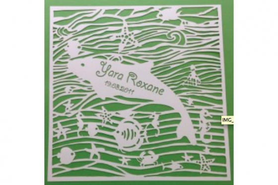 Wandbild Sea world  - Name & Geburtstag 9 [article_picture_small]