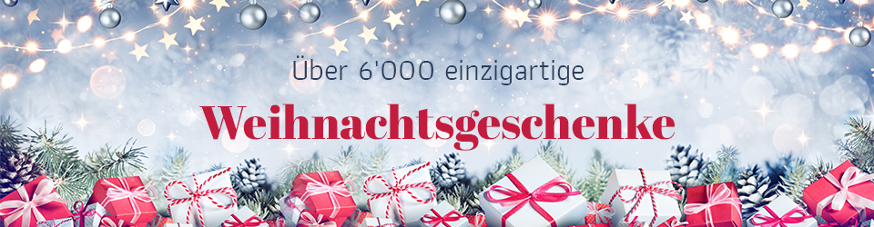 Über 6'000 einzigartige Weihnachtsgeschenke und Geschenkidee