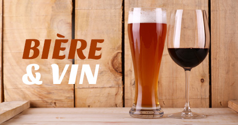 Bière et vin