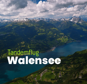Tandemflug über den Walensee